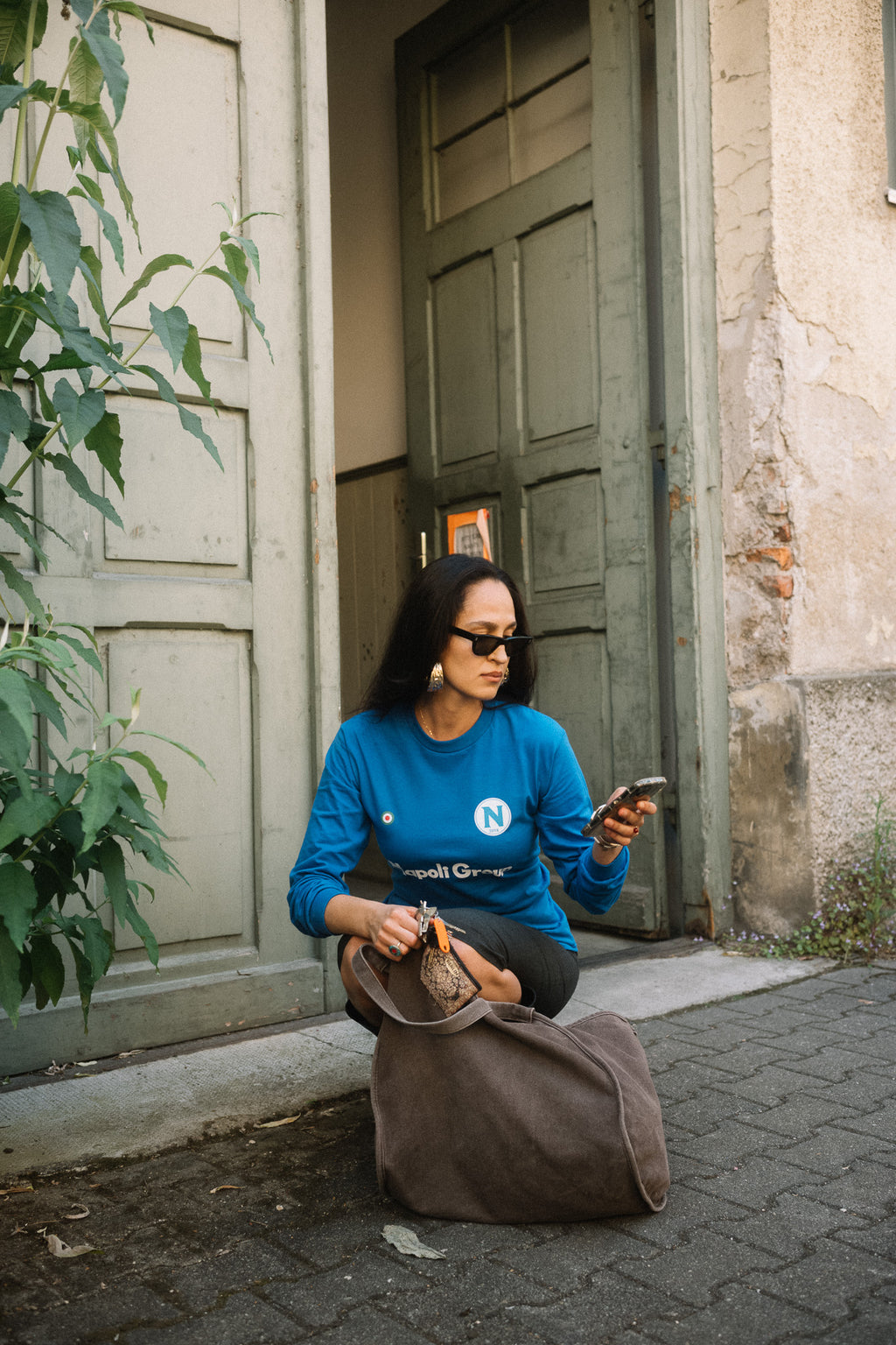 Napoli Group Longsleeve Unisex - Blau