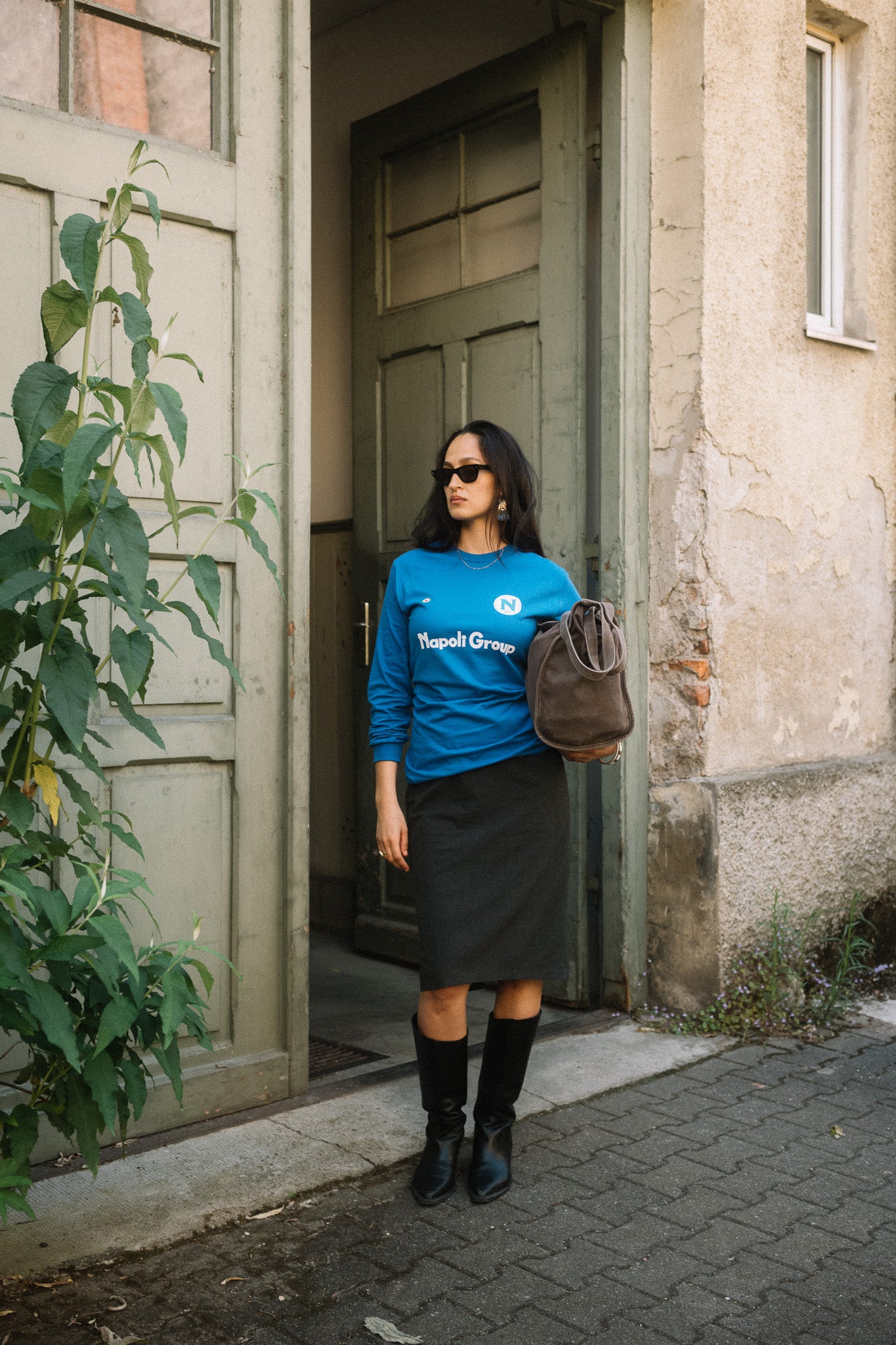Napoli Group Longsleeve Unisex - Blau