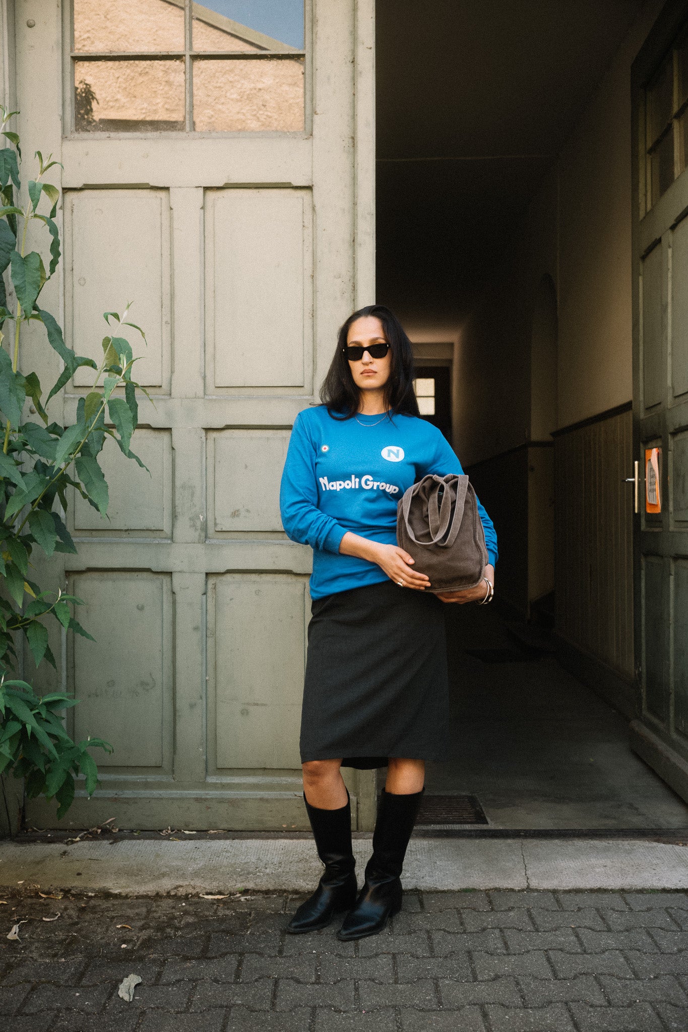 Napoli Group Longsleeve Unisex - Blau