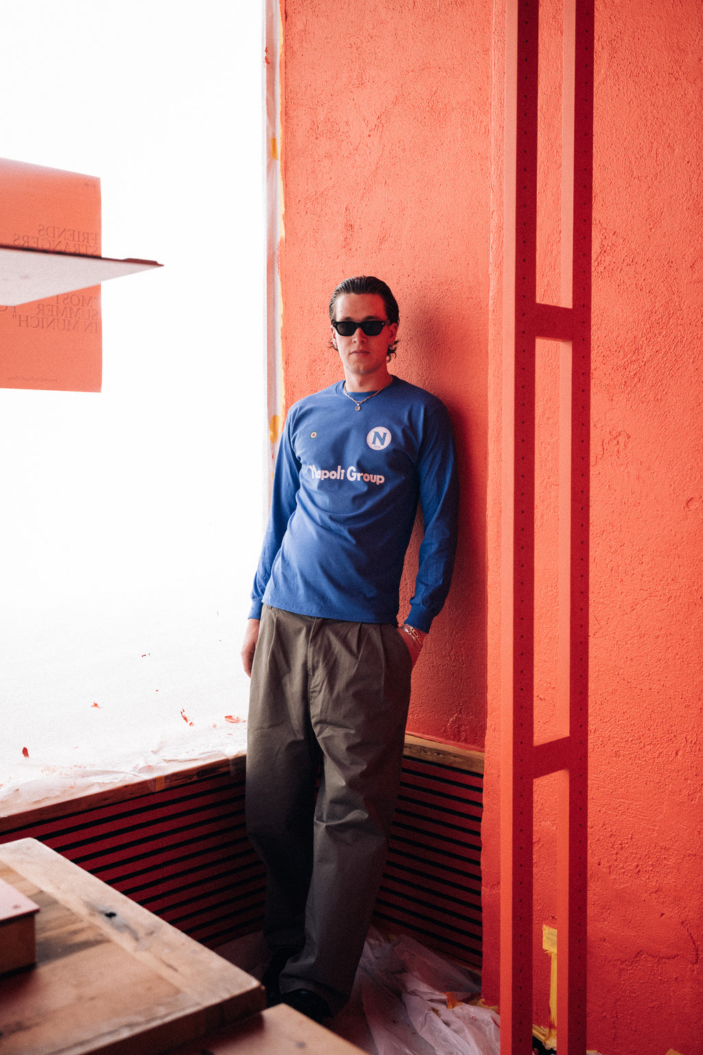 Napoli Group Longsleeve Unisex - Blau