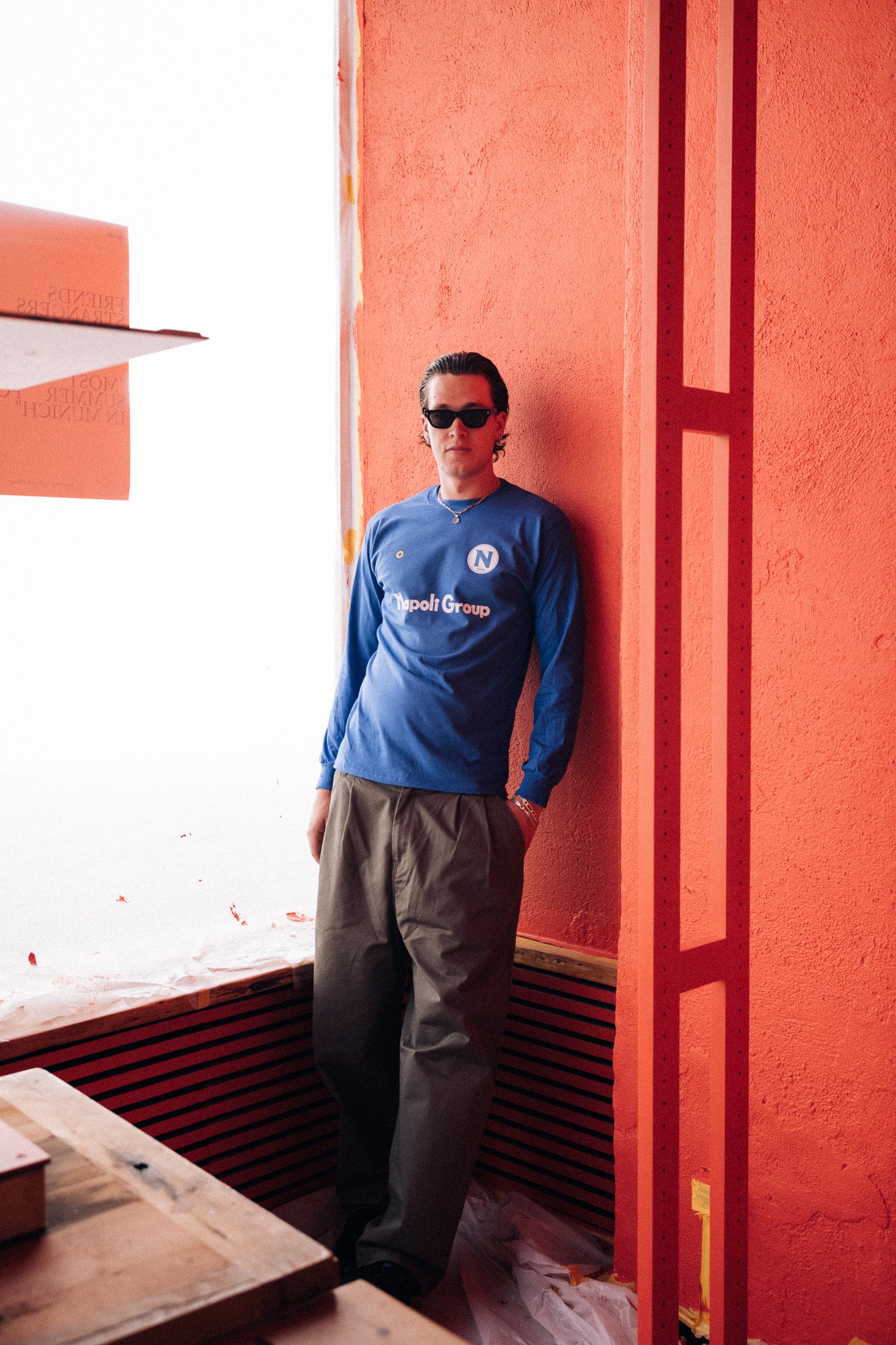 Napoli Group Longsleeve Unisex - Blau