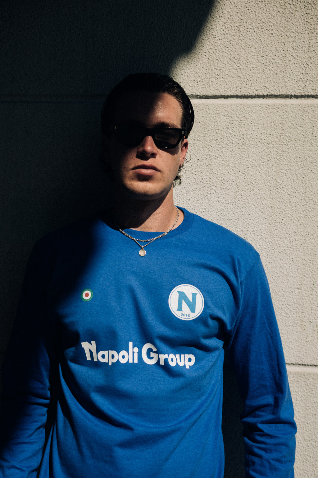 Napoli Group Longsleeve Unisex - Blau
