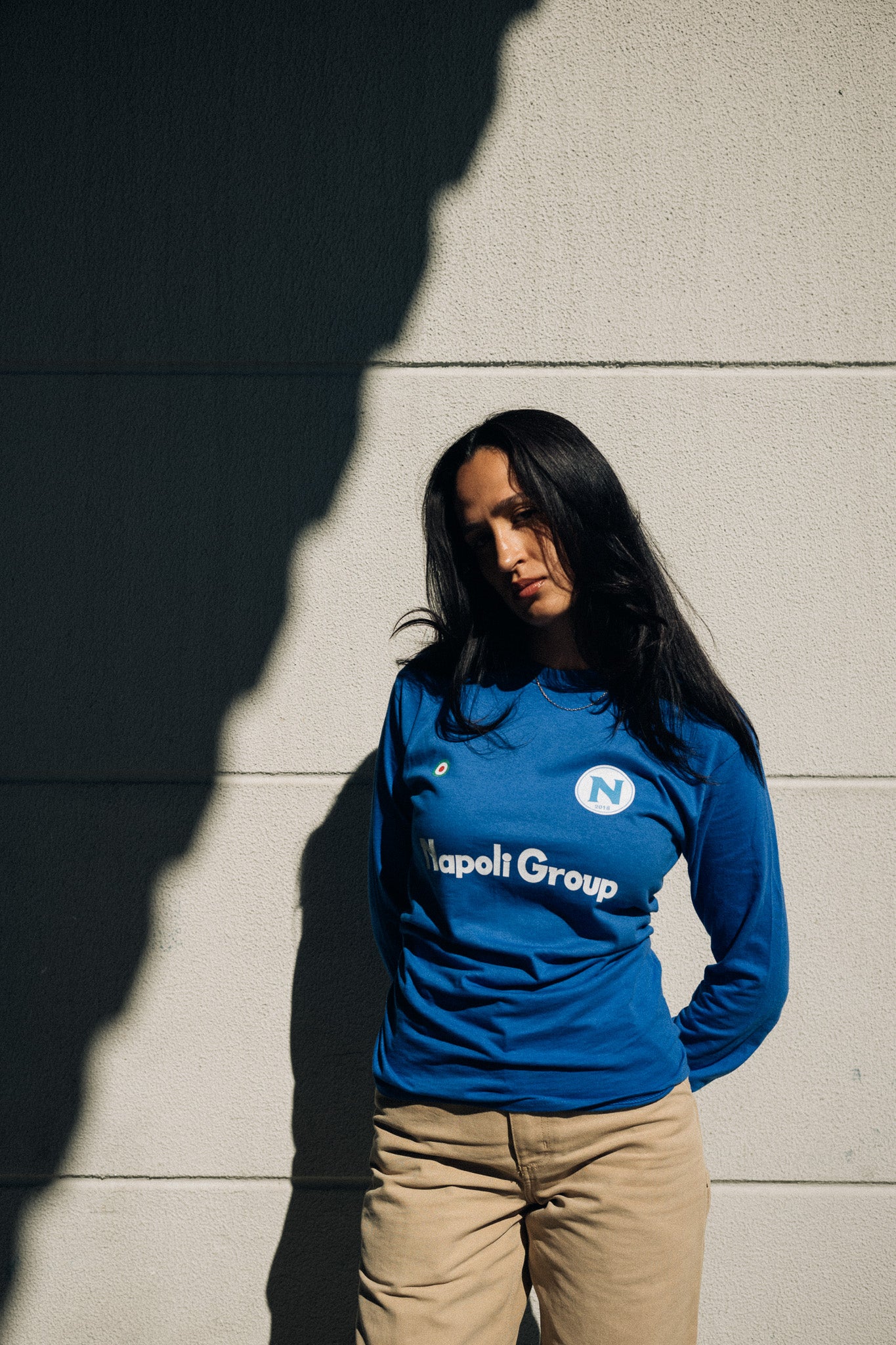 Napoli Group Longsleeve Unisex - Blau